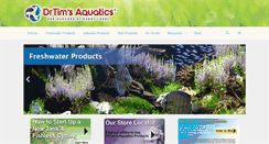 Desktop Screenshot of drtimsaquatics.com